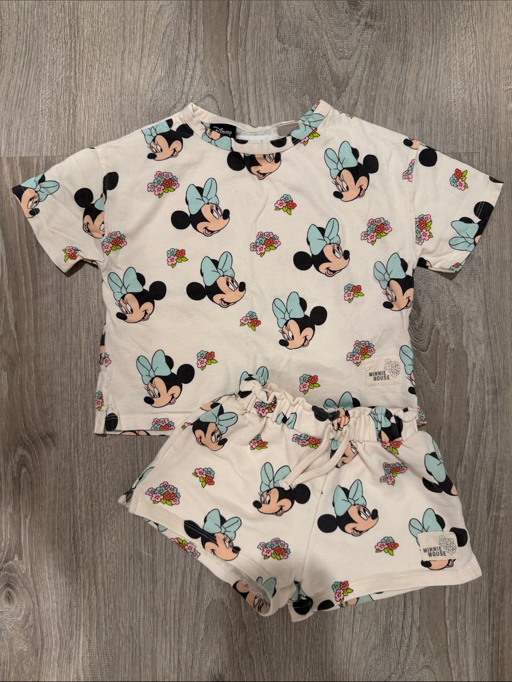 Zara x Disney Minnie Mouse Short Set